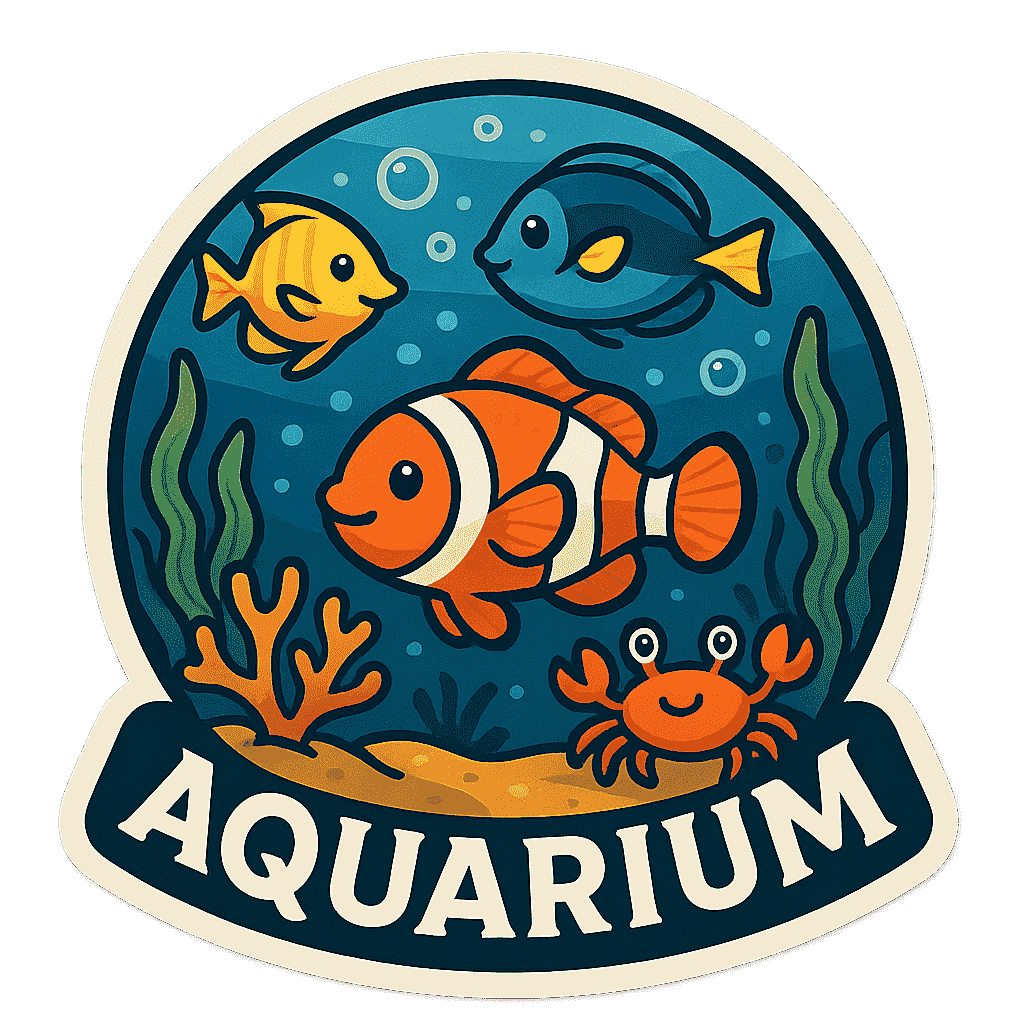 Cute Aquarium Fish Sticker
