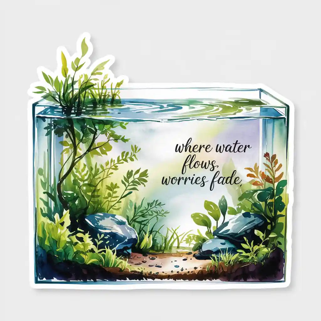 Where Water Flows Sticker
