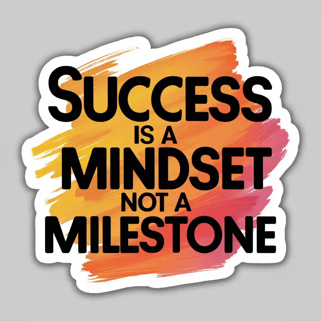 Success Mindset Sticker – StickerBee