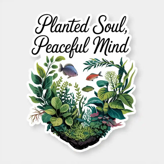 Planted Soul Peaceful Mind Sticker