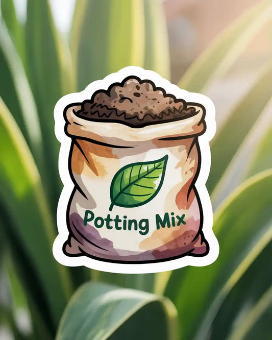 Potting Mix Bag Sticker