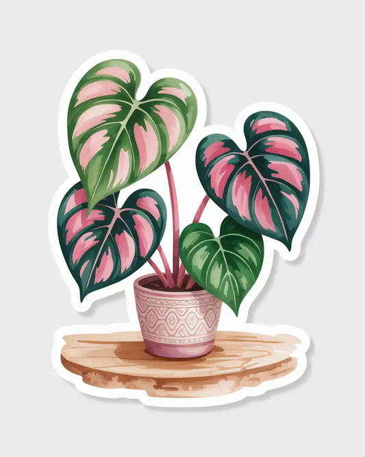Pink Princess Philodendron Sticker