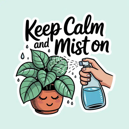 Keep Calm and Mist On Sticker